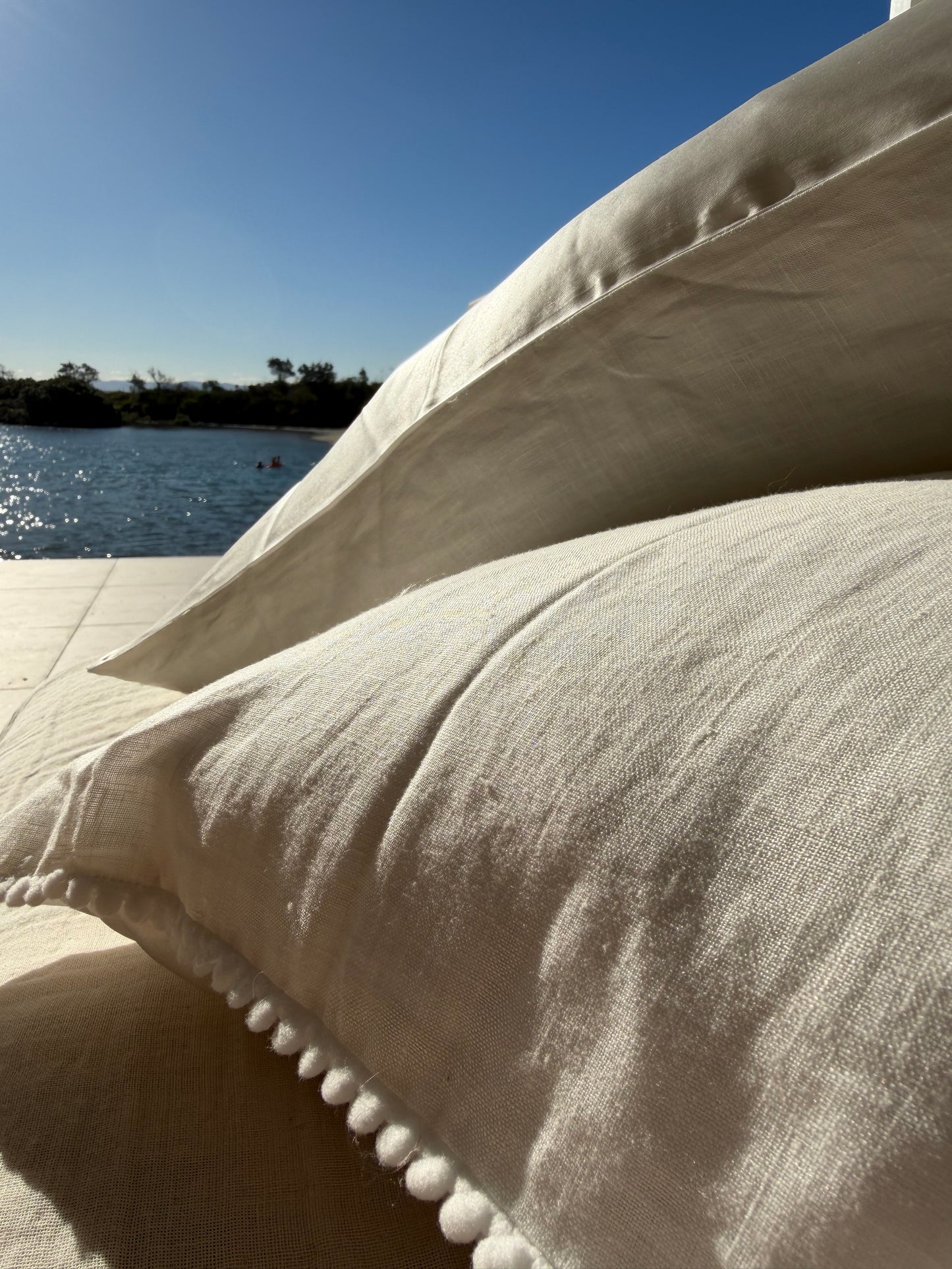 Pair of Sammy Regular Duo Flip Silk + Linen Pillow Cases