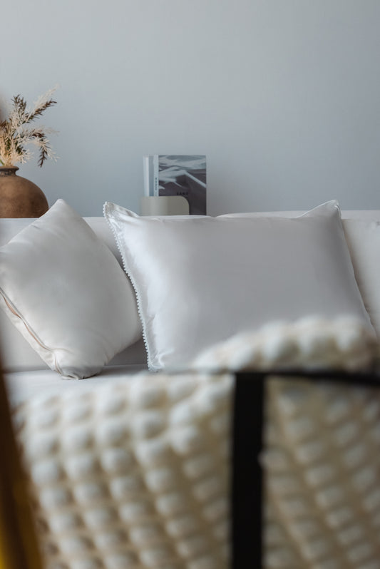 Pair of Sammy Regular Duo Flip Silk + Linen Pillow Cases