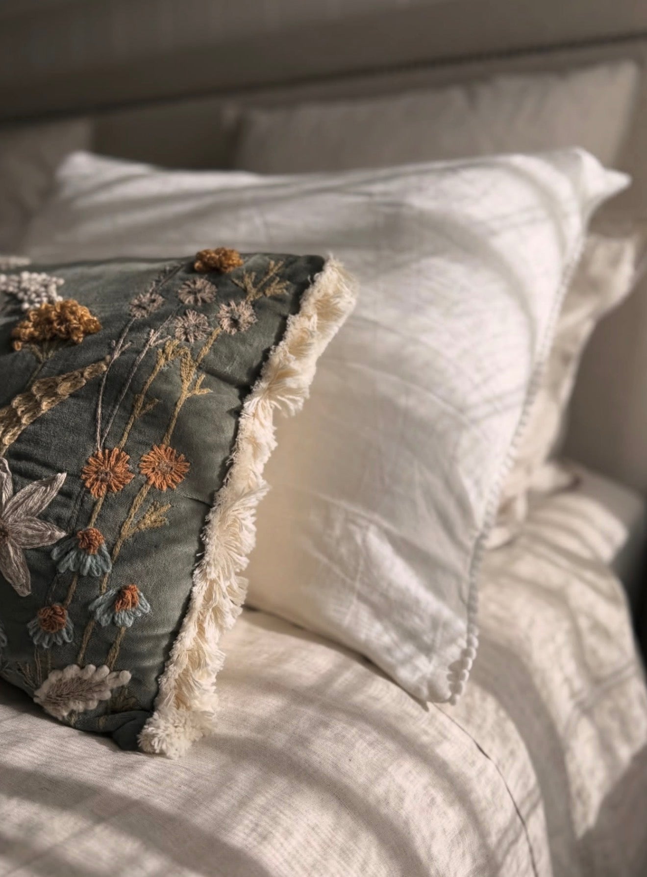 Sammy Duo Flip Silk + Linen Pillow Case