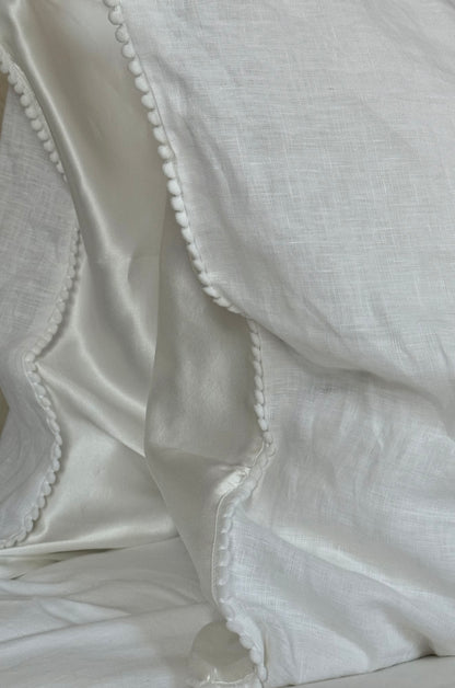 Pair of Sammy Regular Duo Flip Silk + Linen Pillow Cases