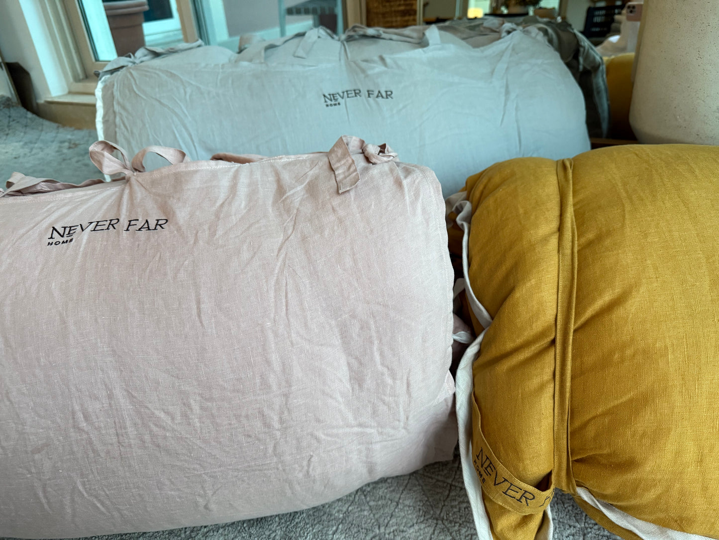 The Harrison Small Linen Bed