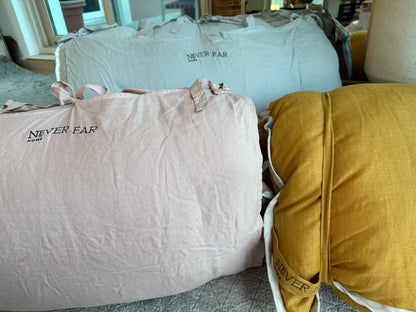 Blush Harrison Small Linen Bed