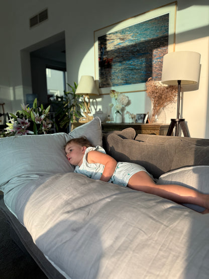 Steel Harrison Small Linen Bed