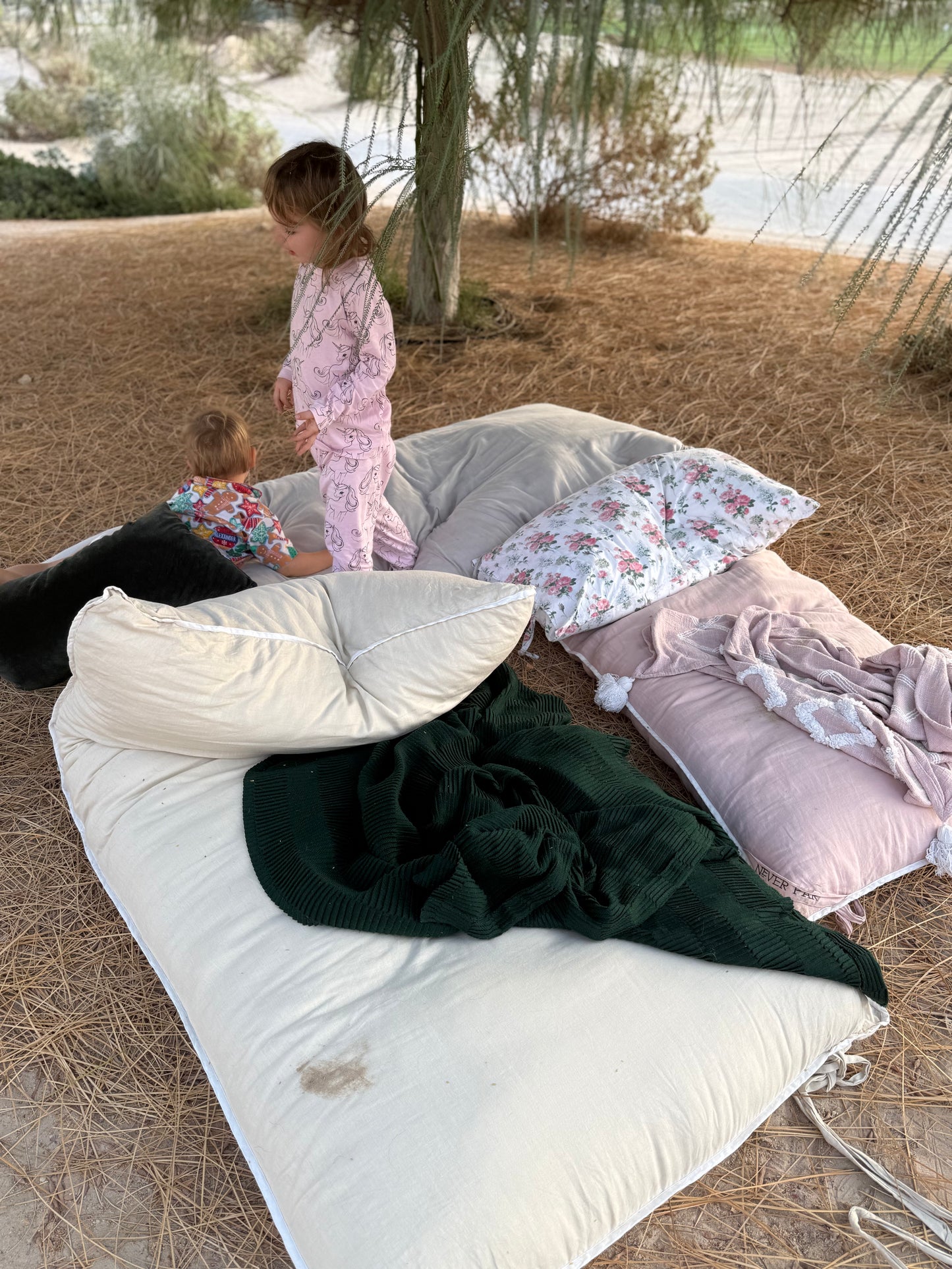 The Harrison Small Linen Bed