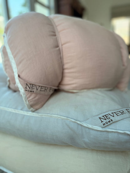 Blush Harrison Small Linen Bed