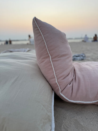 Blush Harrison Small Linen Bed