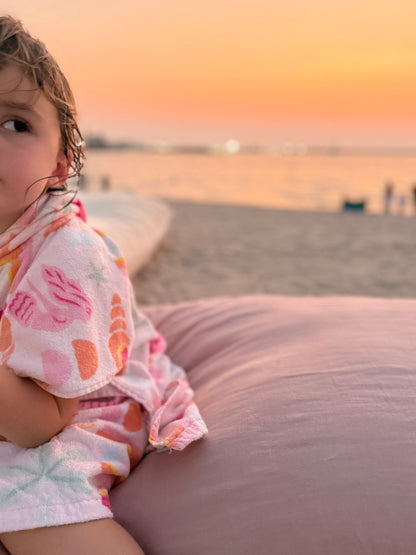 Blush Harrison Small Linen Bed