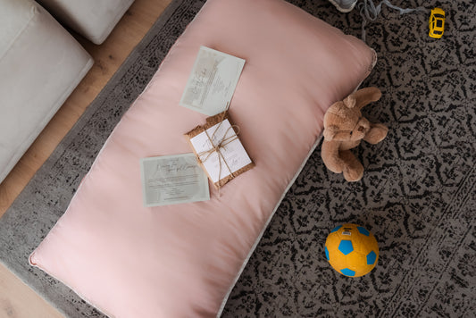 Blush Harrison Small Linen Bed